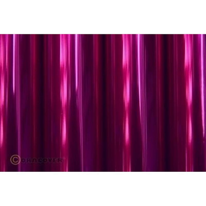 Foto van Oracover 21-073-002 strijkfolie (l x b) 2 m x 60 cm magenta (transparant)