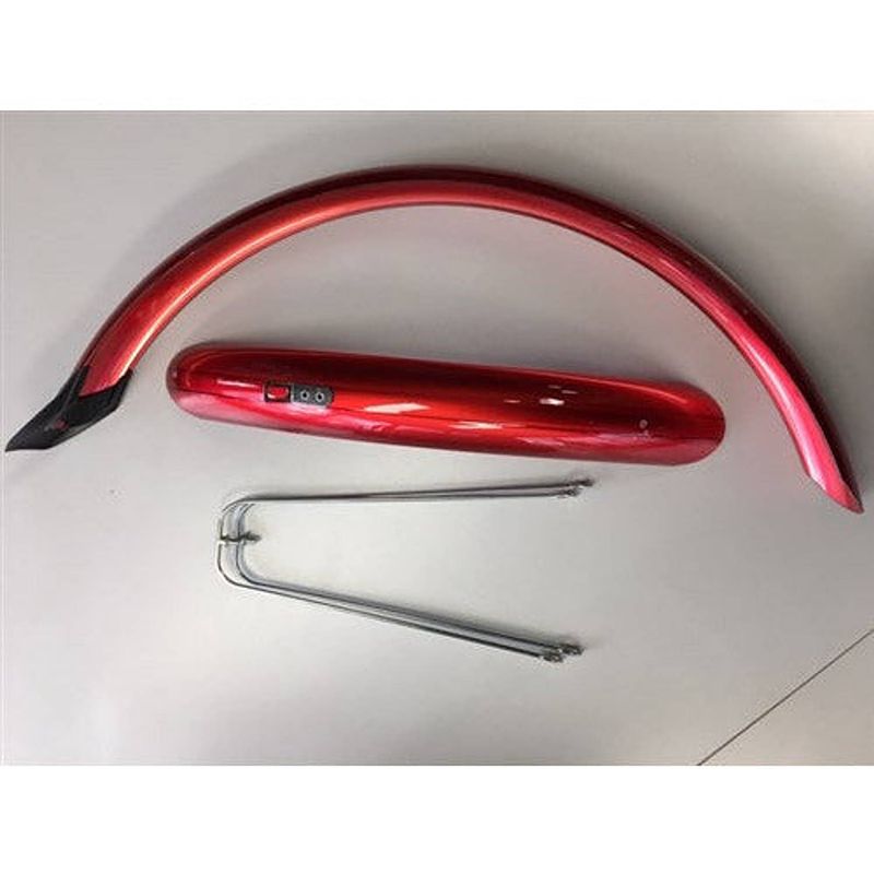 Foto van Eurofender stel spatborden 20 inch 58mm pvc rood eurofender