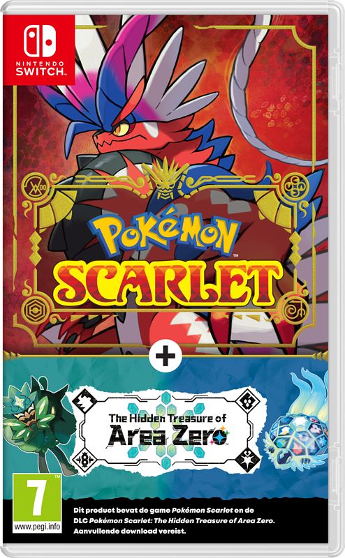 Foto van Pokémon scarlet + hidden treasures of area zero uitbreidingspakket
