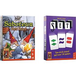 Foto van Spellenbundel - kaartspel - 2 stuks - saboteur: het duel & set!