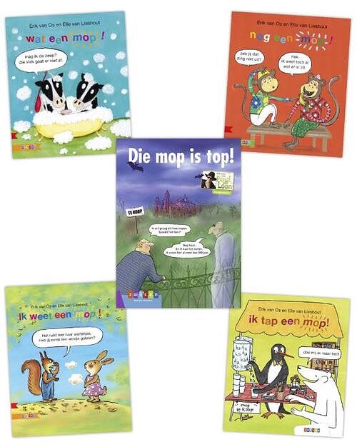 Foto van Pakket moppenboeken groep 3 (5 titels) - paperback (9789048746859)