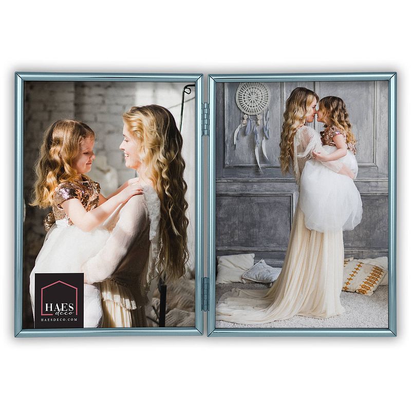 Foto van Haes deco - duo verzilverde fotolijst como 2x 13x18 cm - dvp12118-1