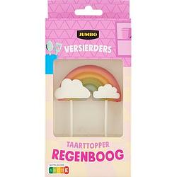 Foto van Jumbo versierders taarttopper regenboog 60 g