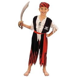 Foto van Voordelig piraten kostuum voor kinderen 120-130 (7-9 jaar) - carnavalskostuums