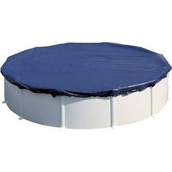 Foto van Gre winterkleed rond 300 cm blauw