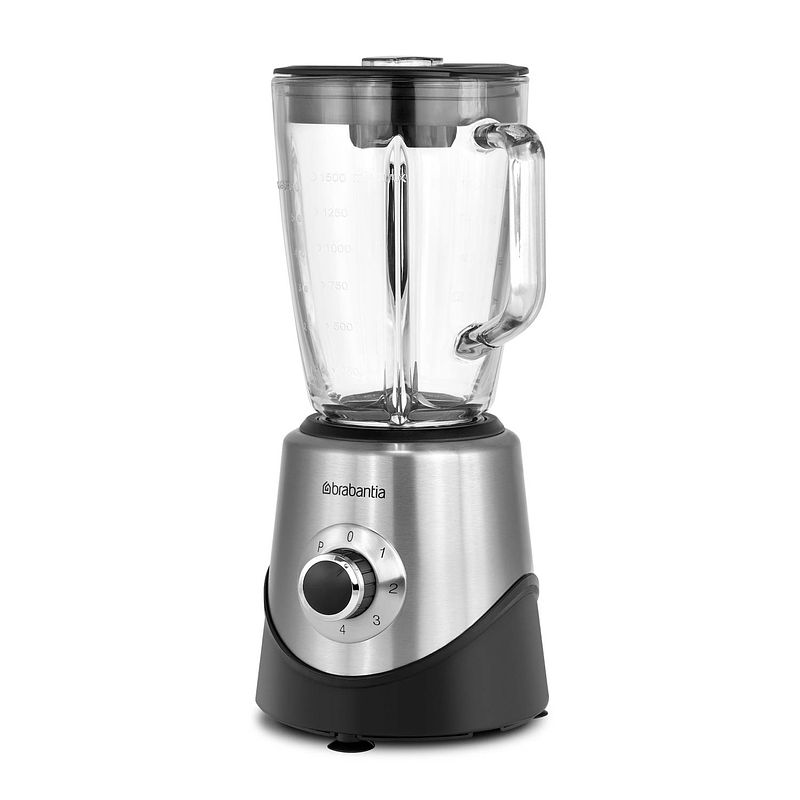 Foto van Brabantia bbek1051 blender - 1.5 liter - 500 watt - voor smoothies en ice crush - rvs