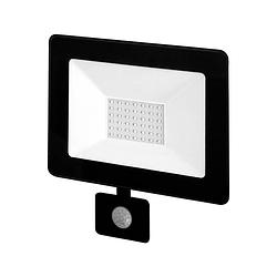 Foto van Aigostar 10kwz - led breedstraler met sensor - 30 watt - ip65 - 2700lm - 4000k - schijnwerper - bouwlamp - buitenlamp