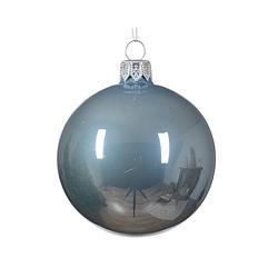 Foto van Decoris - kerstballen glas d7 cm mblw 6st i kerst