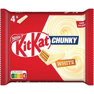 Foto van Kitkat chunky white 4 x 40g bij jumbo