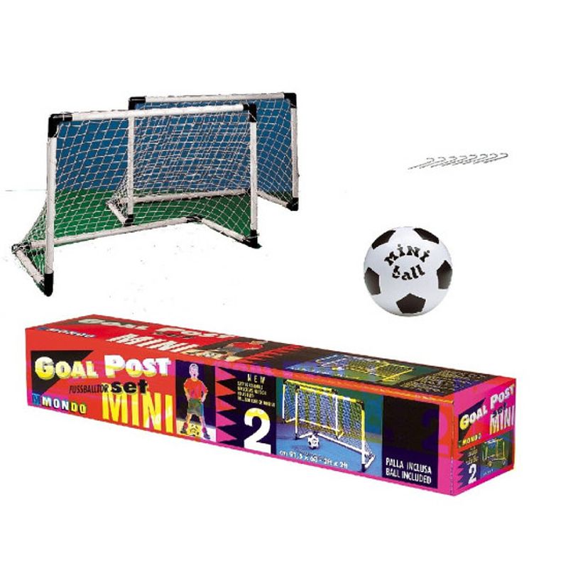 Foto van Voetbaldoel set 2 mini goals + bal