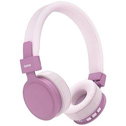 Foto van Hama freedom lit on ear headset bluetooth stereo pink vouwbaar, headset, volumeregeling