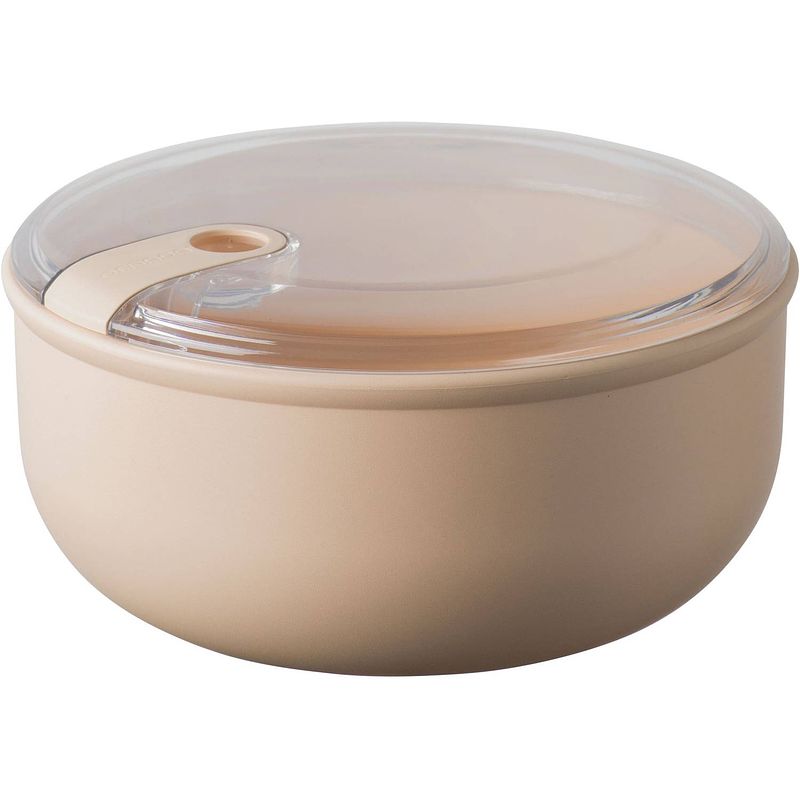 Foto van Omada - lunchbox, rond, roze, 1.8 l - omada pull box