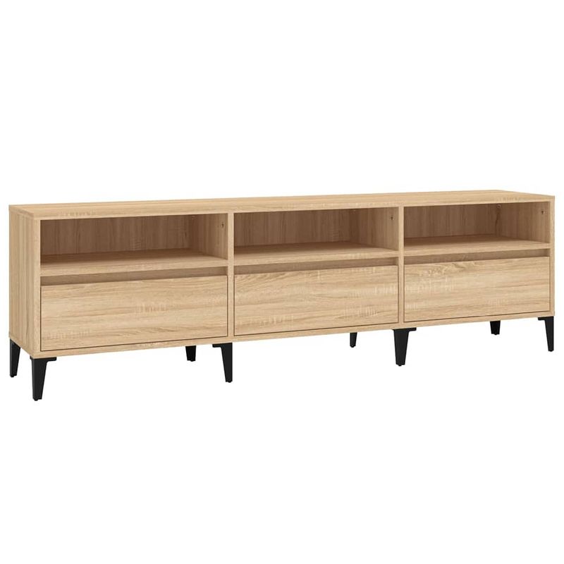 Foto van Vidaxl tv-meubel 150x30x44,5 cm bewerkt hout sonoma eikenkleurig