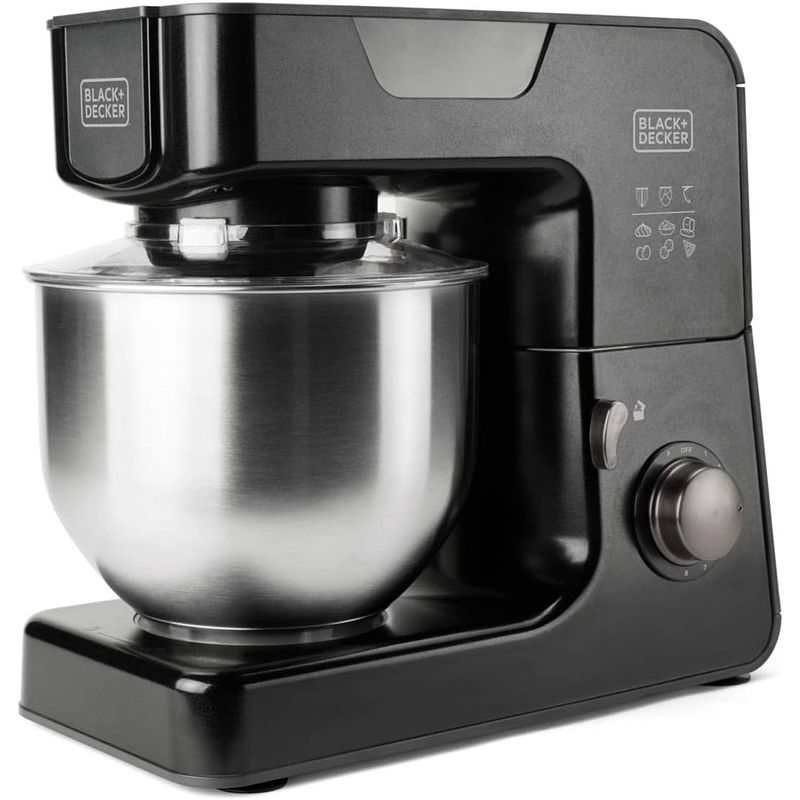 Foto van Black & decker bxkm1001e foodprocessor - zwart - 5.2 l - 1000 w