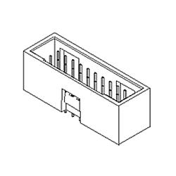 Foto van Molex 15800263 male header, inbouw (standaard) inhoud: 1 stuk(s) tube