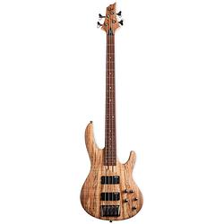 Foto van Esp ltd b-204sm spalted maple natural satin elektrische basgitaar