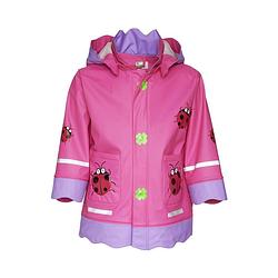 Foto van Playshoes regenjas lieveheersbeestje roze meisjes maat 86