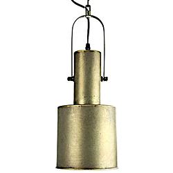 Foto van Non-branded hanglamp jayden 17,8 x 17,8 x 48 cm e27 rvs goud