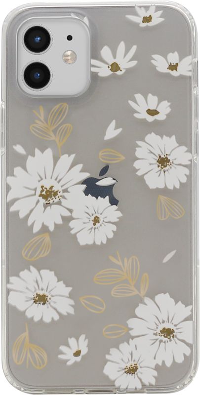 Foto van Bluebuilt daisy gold soft case apple iphone 11 back cover transparant