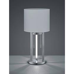 Foto van Moderne tafellamp tandori - metaal - grijs