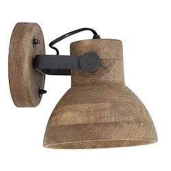 Foto van Light & living ilanio wandlamp hout