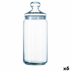 Foto van Pot luminarc club transparant glas (1,5 l) (6 stuks)
