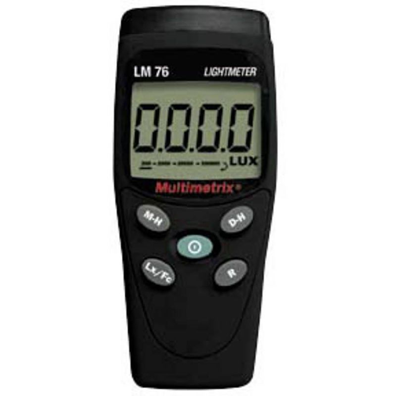 Foto van Multimetrix lm 76 lichtmeter 0 - 200000 lx