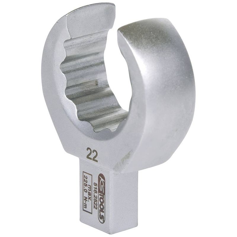 Foto van Ks tools 5162522 9x12mm insteek-ringsleutel open, 22 mm