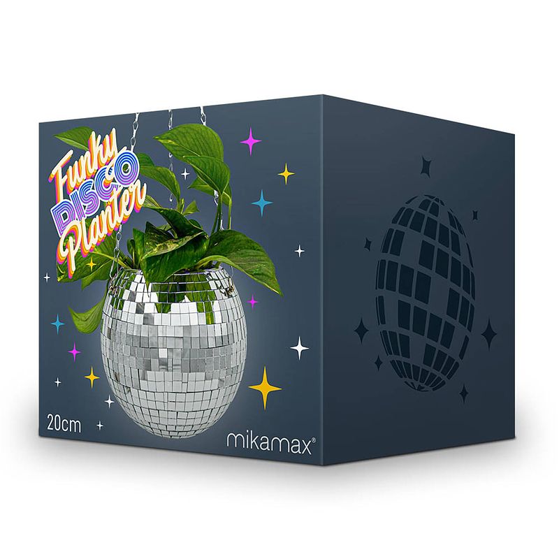 Foto van Funky disco planter - plantenbak - disco plantenbak - grappige plantenbak - original