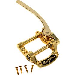 Foto van Bigsby b5 string-thru gold vibrato staartstuk