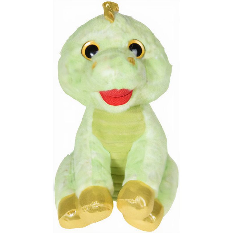 Foto van Free and easy knuffeldinosaurus junior 25 x 23 cm pluche groen