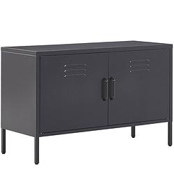 Foto van Beliani uria - sideboard-zwart-staal