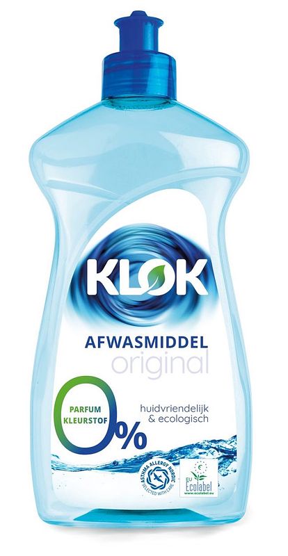 Foto van Klok ecologisch afwasmiddel original 500ml bij jumbo