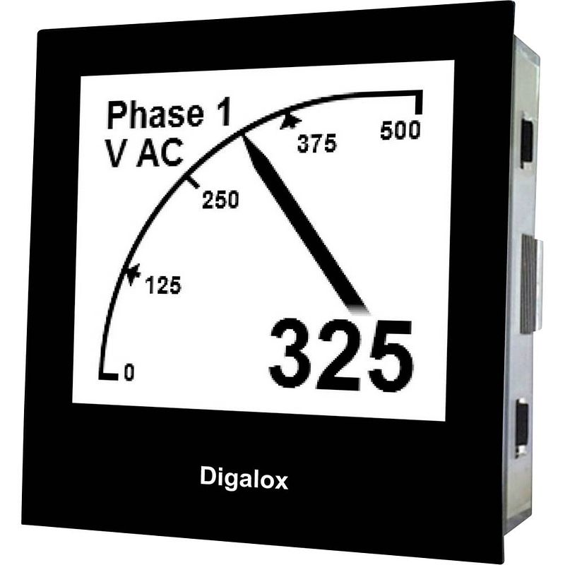 Foto van Tde instruments digalox dpm72-mpn+-rs485 digitaal inbouwmeetapparaat
