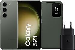 Foto van Samsung galaxy s23 256gb groen 5g + accessoirepakket