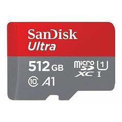 Foto van Sandisk microsdxc ultra 512gb + sd-adapter voor chromebooks micro sd-kaart