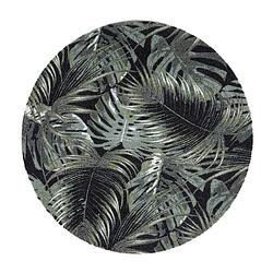 Foto van Md entree - vloerkleed - universal - palm leaves - 100 cm ø