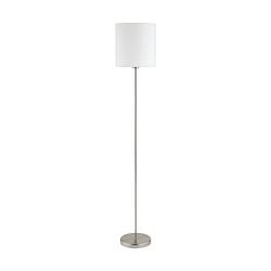 Foto van Eglo pasteri vloerlamp - e27 - 157,5 cm - grijs/wit