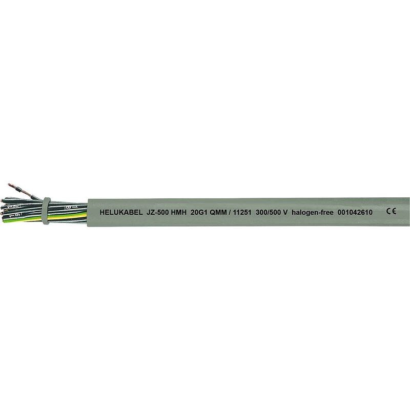 Foto van Helukabel jz-500 hmh stuurstroomkabel 7 g 0.75 mm² grijs 11225-1000 1000 m