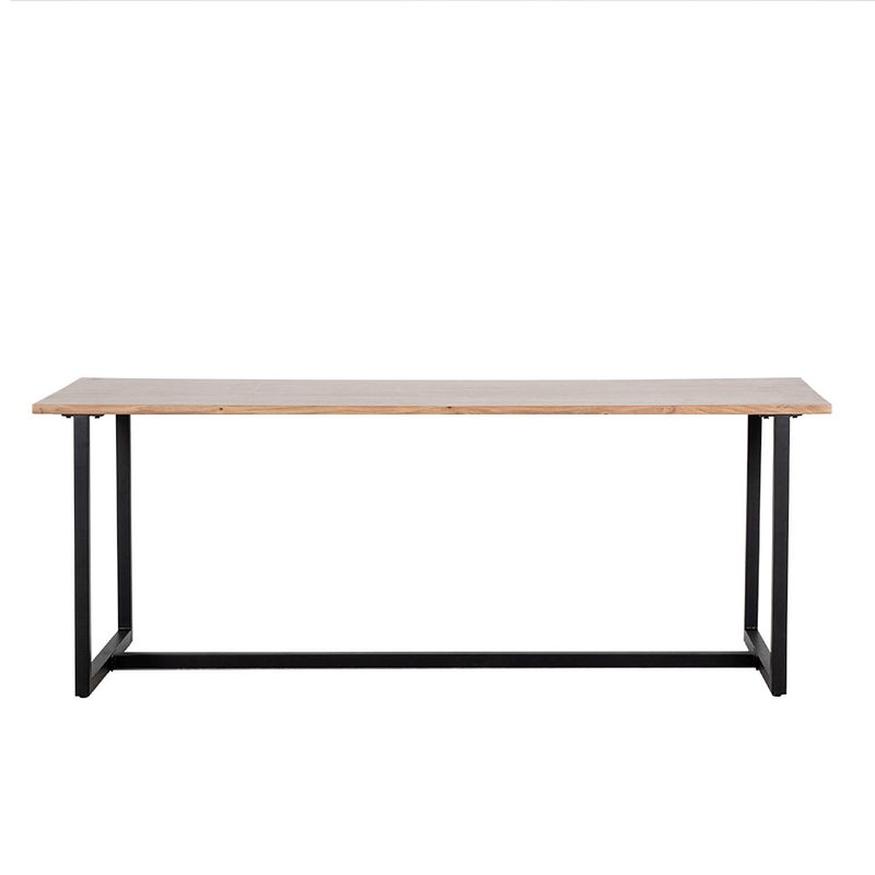 Foto van Giga meubel eettafel acaciahout - naturel - 210cm - eettafel boris