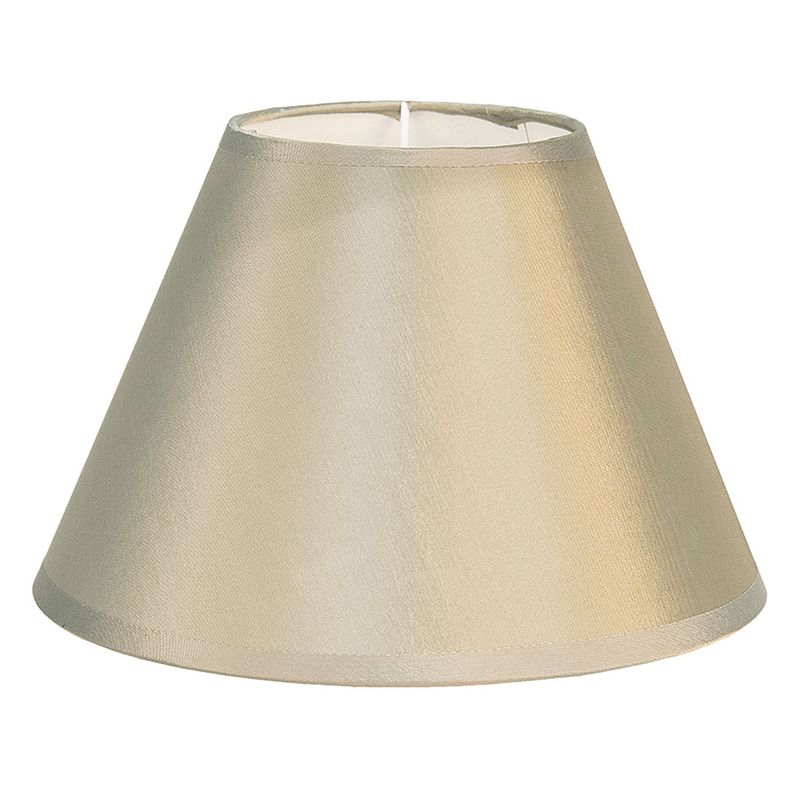 Foto van Haes deco - lampenkap - modern chic - lichtgroen rond - formaat ø 37x20 cm, voor fitting e27 - tafellamp, hanglamp