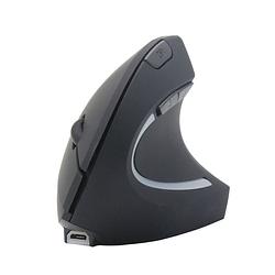Foto van Silvergear verticale draadloze ergonomische muis rechtshandig met wireless receiver
