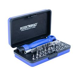 Foto van Musicnomad mn229 premium guitar tech screwdriver and wrench set gereedschapsset voor gitaar