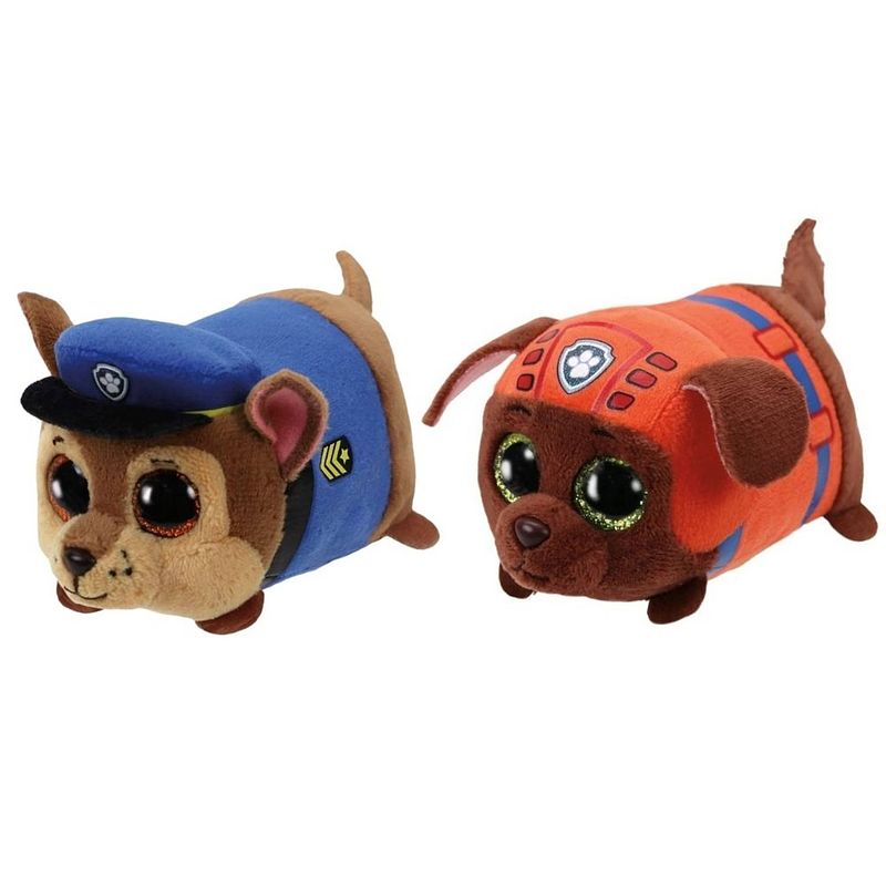 Foto van Ty - knuffel - teeny paw patrol - chase & zuma