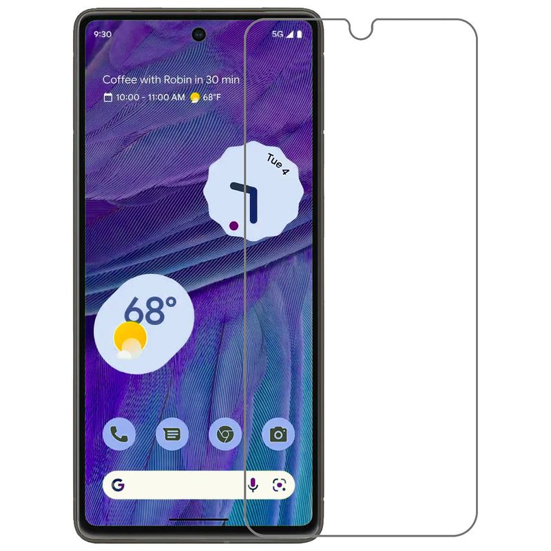 Foto van Basey google pixel 7 screenprotector tempered glass - google pixel 7 beschermglas screen protector glas