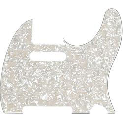 Foto van Fender 8-hole mount multi-ply telecaster pickguard aged white pearl slagplaat voor fender telecaster