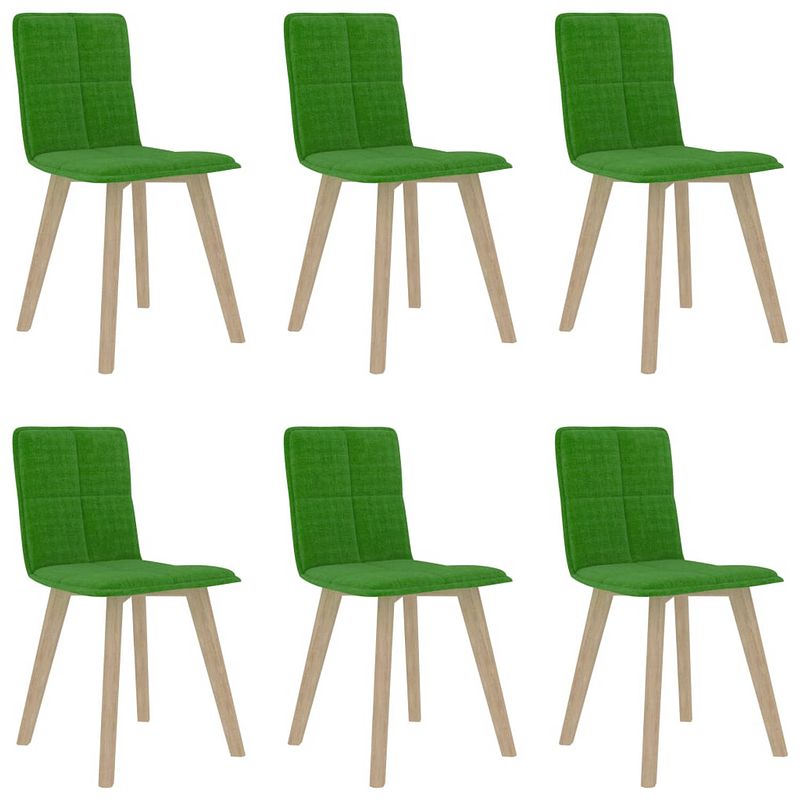 Foto van Vidaxl eetkamerstoelen 6 st groen