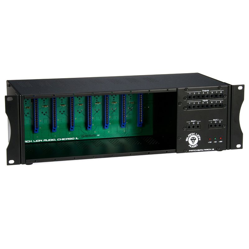 Foto van Black lion audio pbr8 frame voor 500-modules