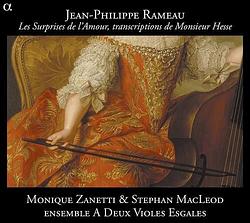 Foto van Rameau: les surprises de l'samour, transcriptions de monsieur hesse - cd (3760014191763)