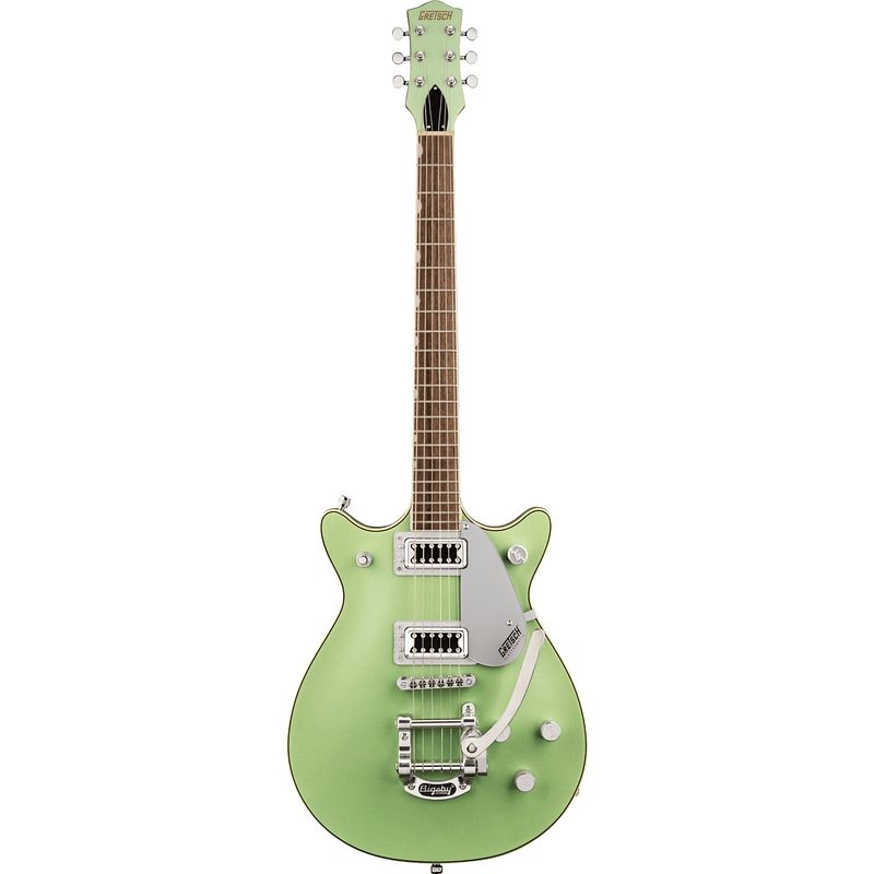 Foto van Gretsch g5232t electromatic double jet ft broadway jade elektrische gitaar